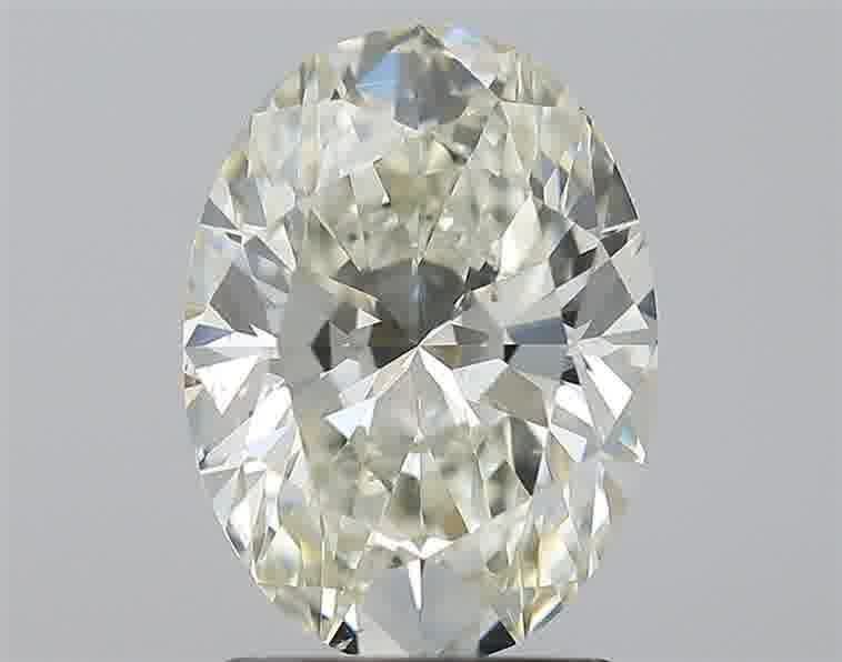 2.01ct K SI1 Rare Carat Ideal Cut Oval Diamond