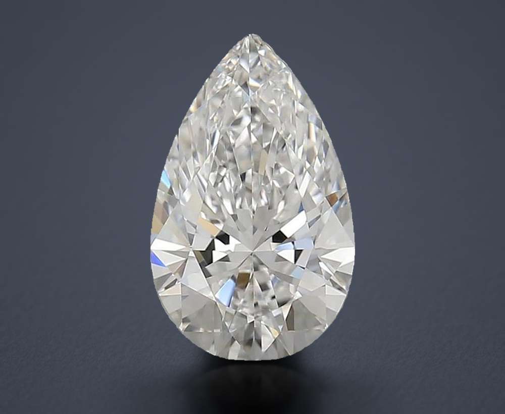 2.00 Carat Pear Lab Diamond