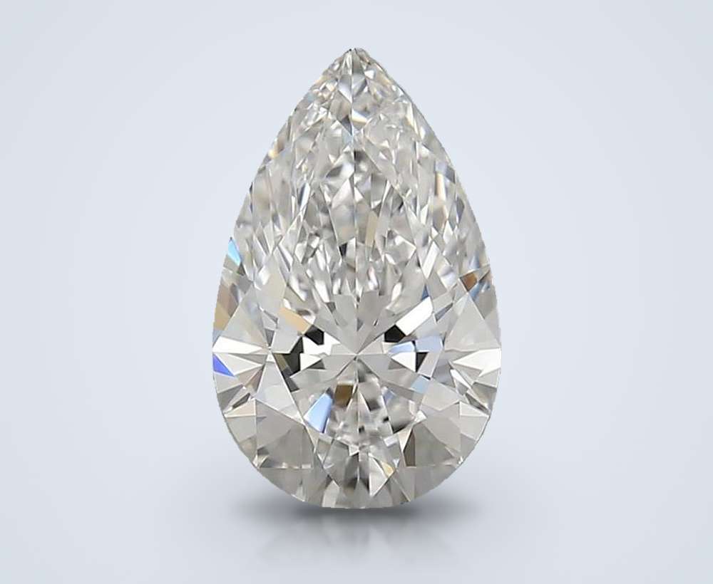 2.00 Carat Pear Lab Diamond