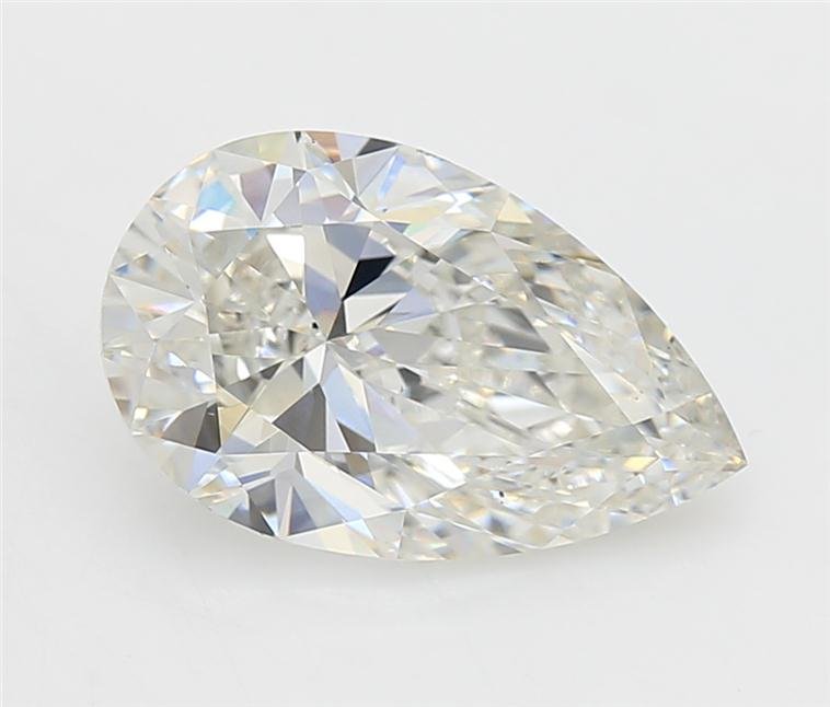 4.02ct H VS2 Rare Carat Ideal Cut Pear Lab Grown Diamond