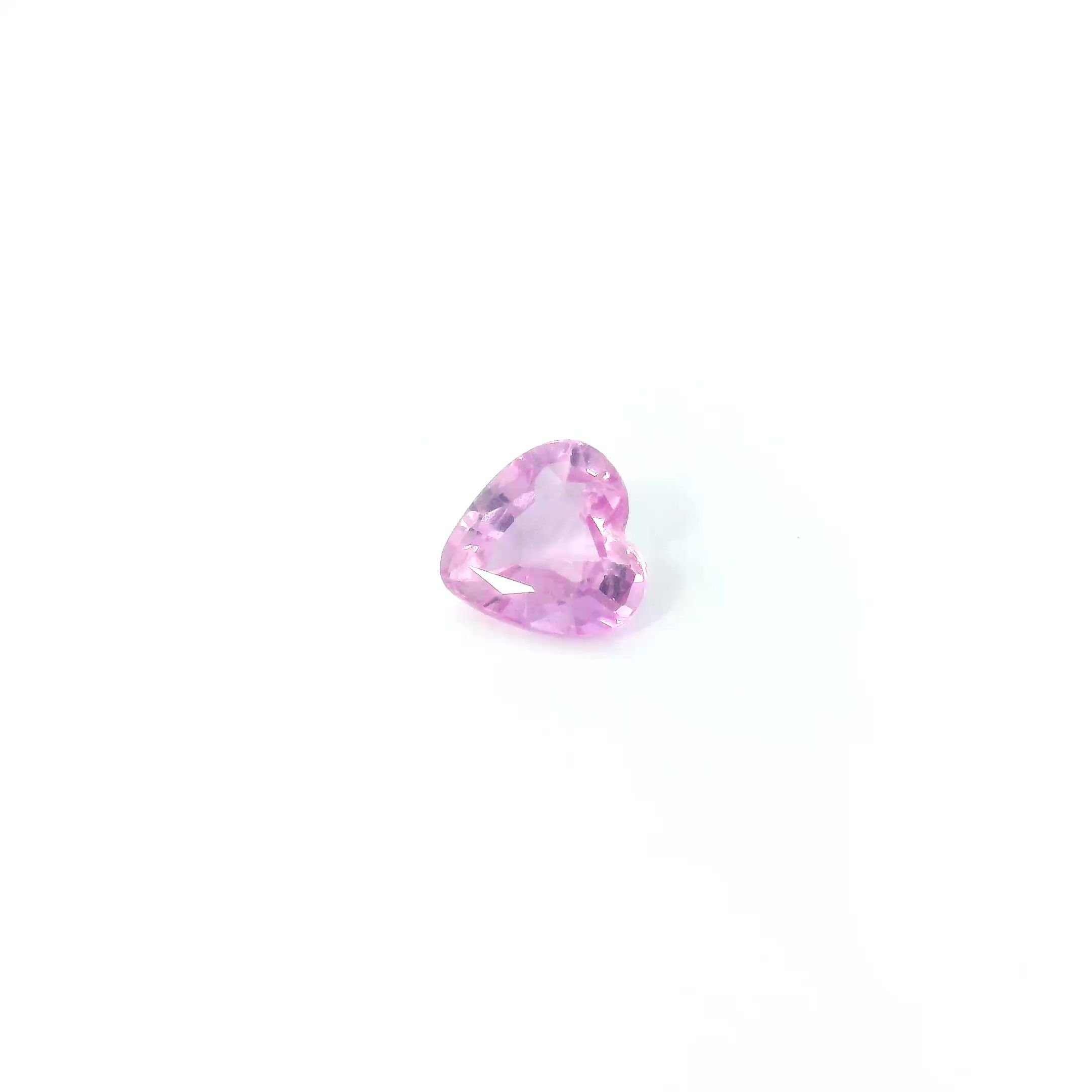 0.40 Carat Pink Heart Sapphire