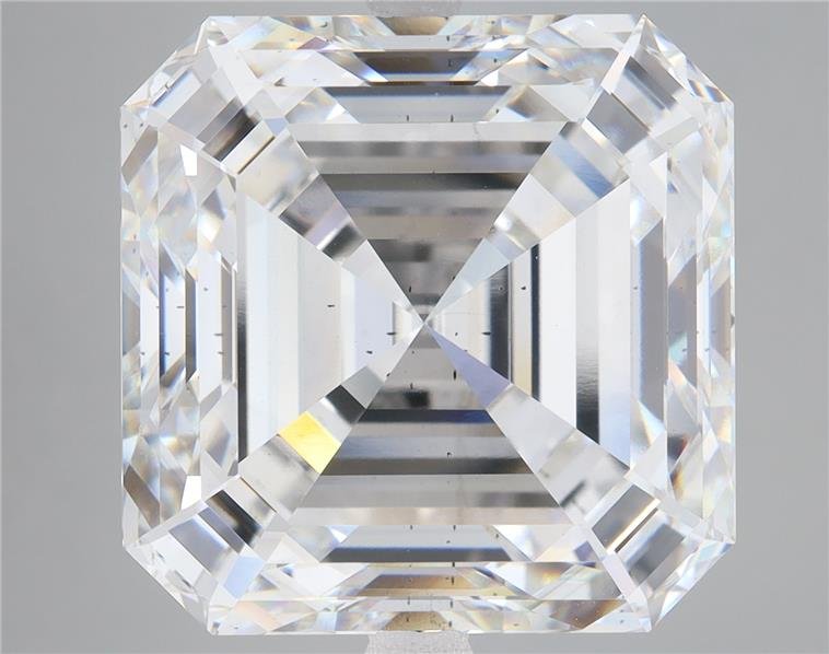 21.04ct F VS2 Rare Carat Ideal Cut Asscher Lab Grown Diamond