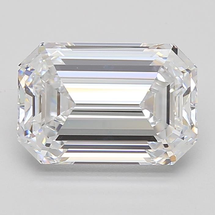 2.23ct D VS2 Rare Carat Ideal Cut Emerald Lab Grown Diamond
