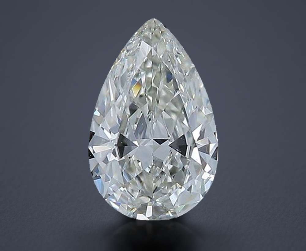 0.64 Carat Pear Natural Diamond