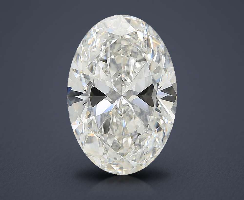 6.77 Carat Oval Lab Diamond