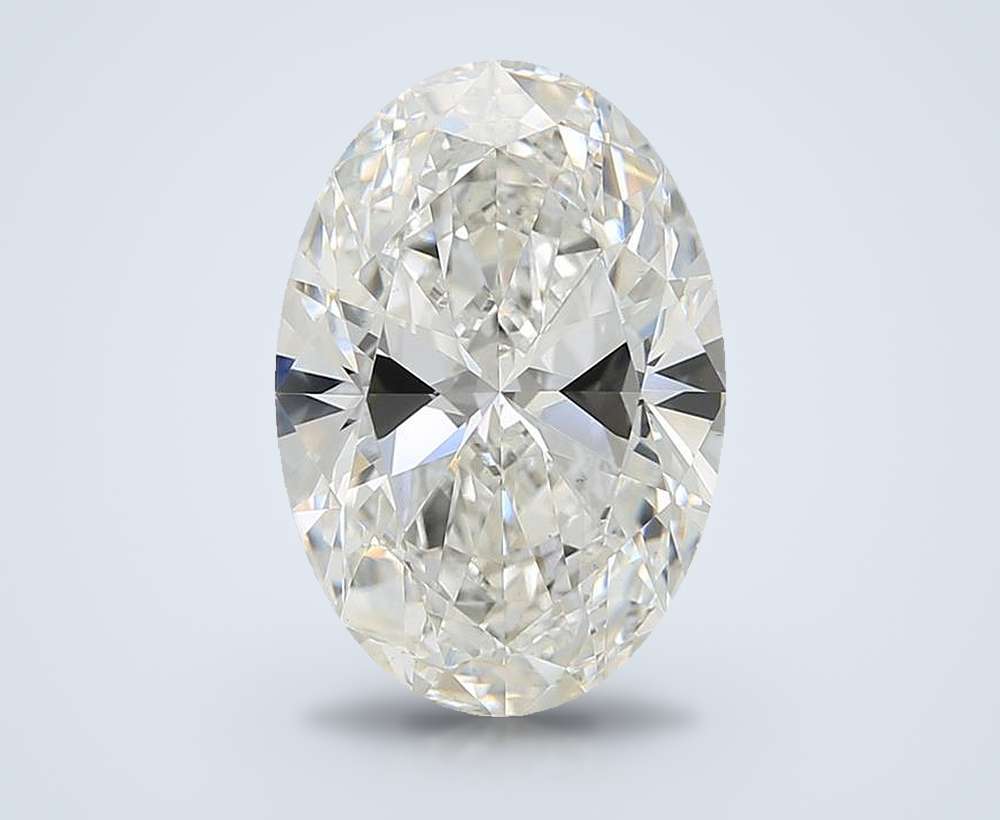 6.77 Carat Oval Lab Diamond