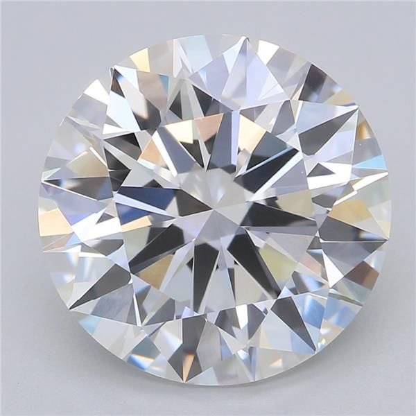 4.05ct F VVS2 Rare Carat Ideal Cut Round Lab Grown Diamond