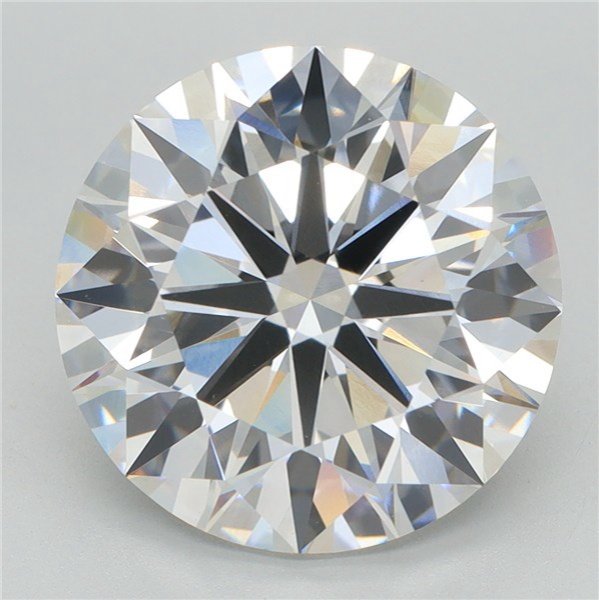 5.56ct F VVS2 Rare Carat Ideal Cut Round Lab Grown Diamond