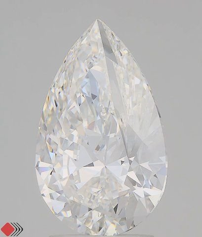 3.33 Carat Pear Natural Diamond