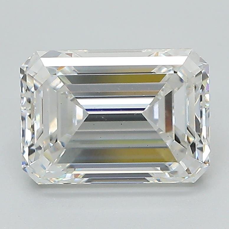 2.50ct F VS1 Excellent Cut Emerald Lab Grown Diamond