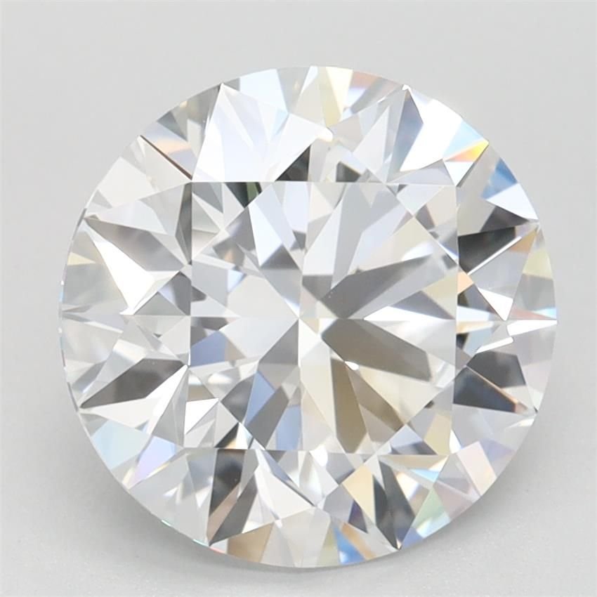 2.70ct D FL Rare Carat Ideal Cut Round Lab Grown Diamond
