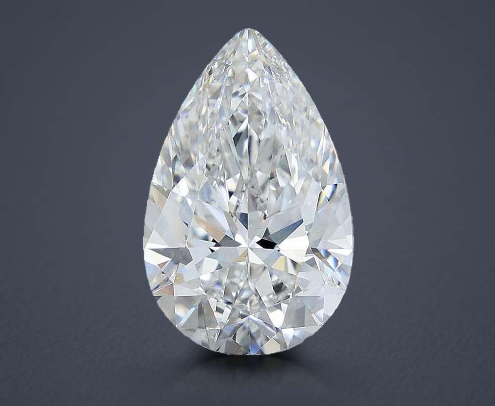 4.61 Carat Pear Lab Diamond