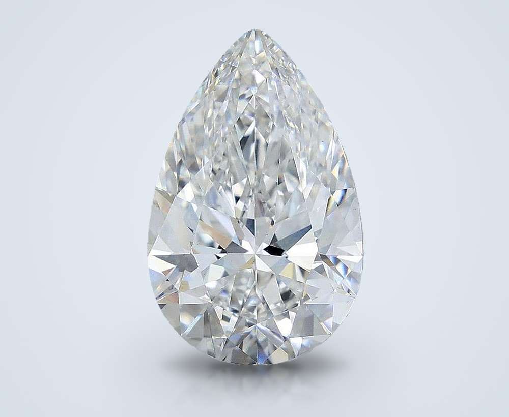 4.61 Carat Pear Lab Diamond