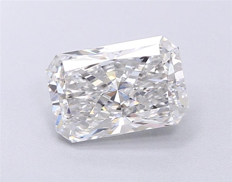 2.10ct F VS2 Rare Carat Ideal Cut Radiant Lab Grown Diamond