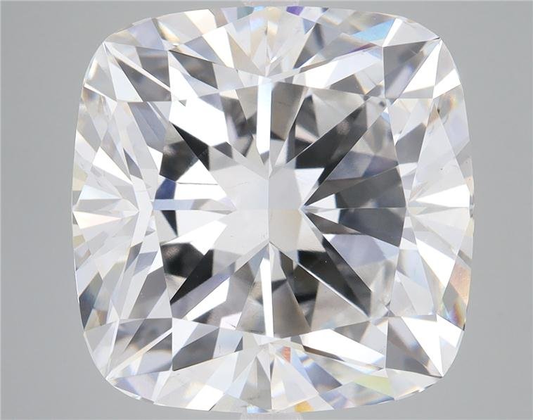 15.40ct F VS2 Rare Carat Ideal Cut Cushion Lab Grown Diamond