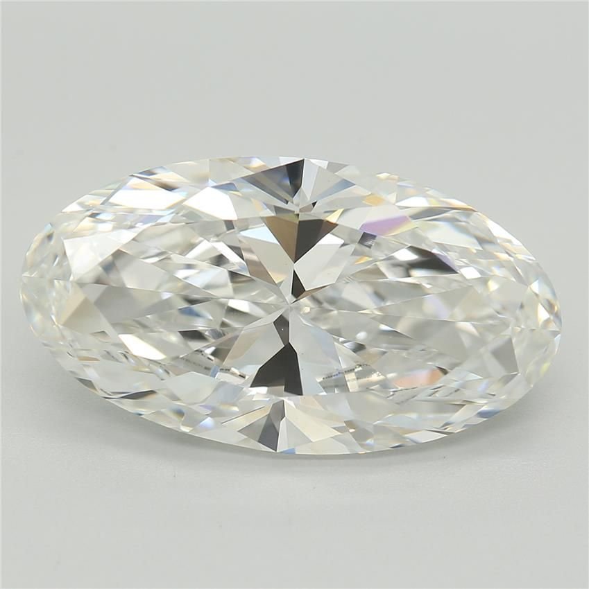5.16ct E VVS2 Rare Carat Ideal Cut Oval Lab Grown Diamond