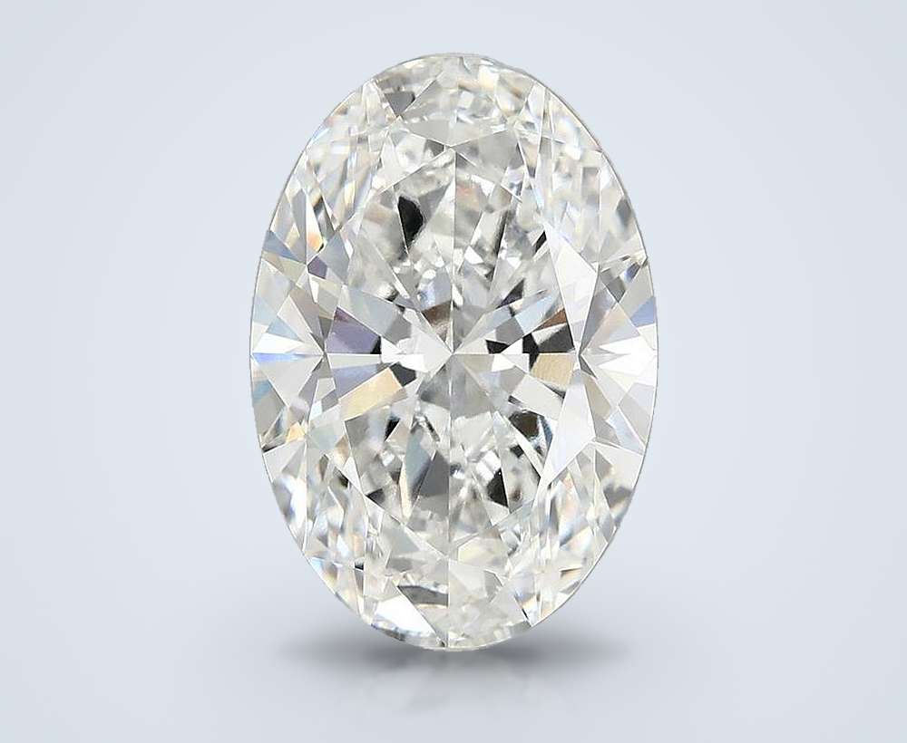 4.97 Carat Oval Lab Diamond