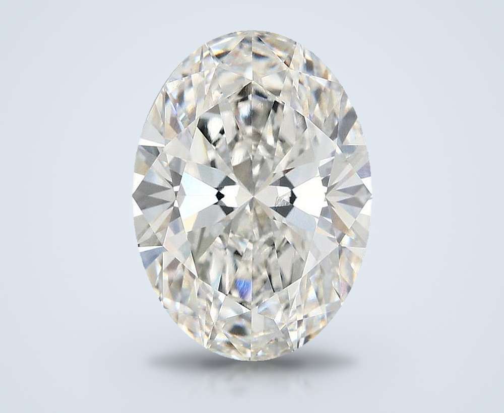 3.80 Carat Oval Lab Diamond