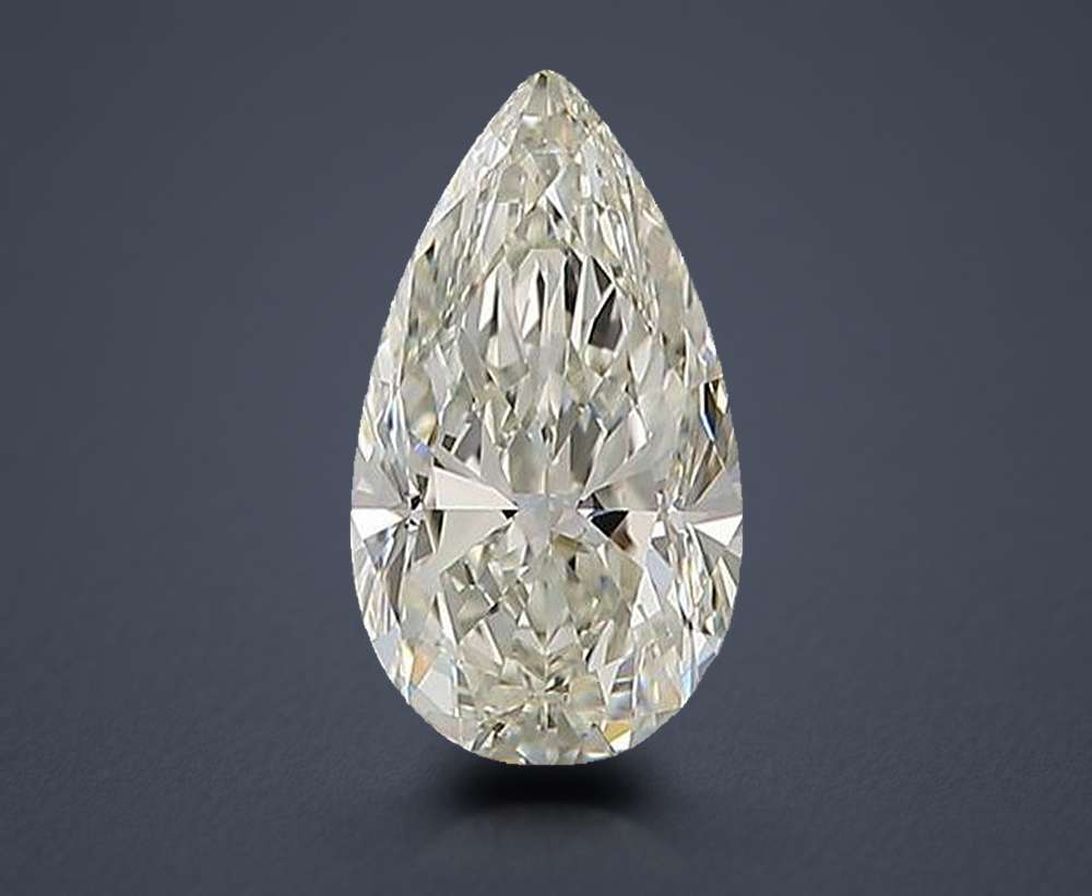 0.79 Carat Pear Natural Diamond