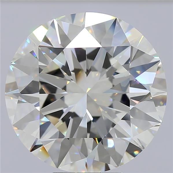 7.56ct K VVS1 Rare Carat Ideal Cut Round Diamond