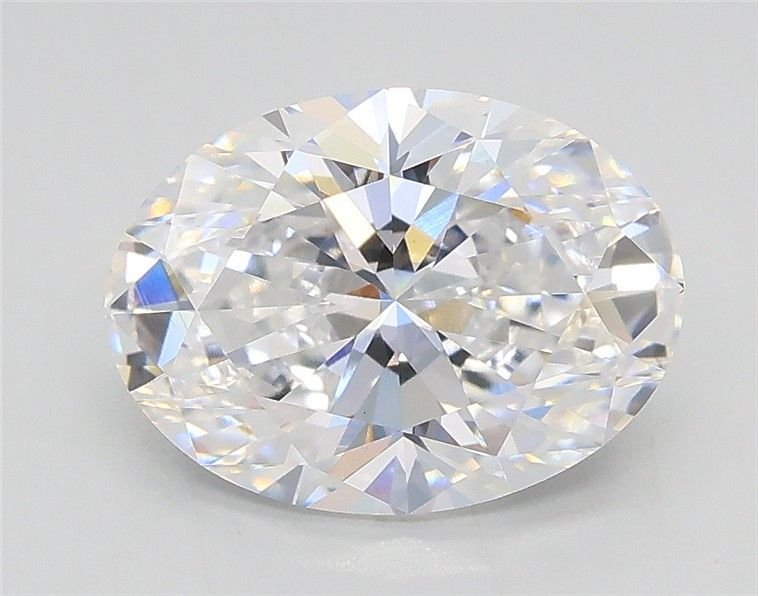 2.01ct D VS1 Rare Carat Ideal Cut Oval Lab Grown Diamond