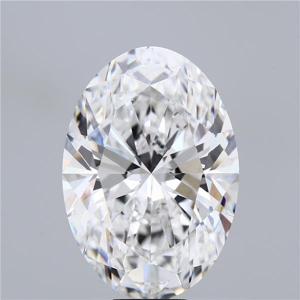 14.34ct E VVS2 Rare Carat Ideal Cut Oval Lab Grown Diamond