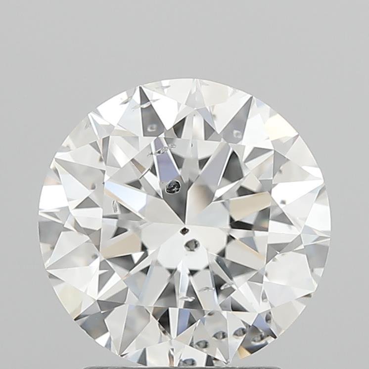 2.01ct E SI2 Excellent Cut Round Lab Grown Diamond