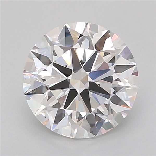 3.01ct E VS2 Rare Carat Ideal Cut Round Lab Grown Diamond