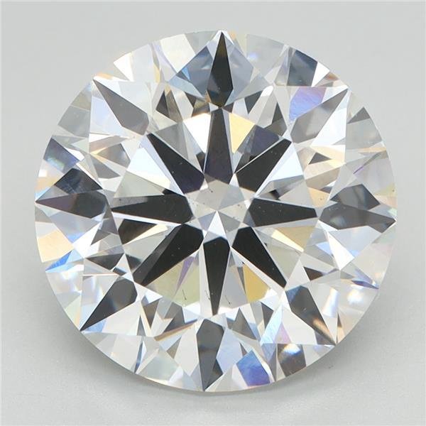 5.51ct F VS2 Rare Carat Ideal Cut Round Lab Grown Diamond