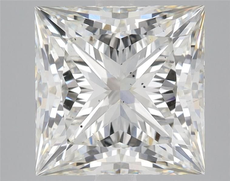 4.03ct I SI1 Rare Carat Ideal Cut Princess Lab Grown Diamond