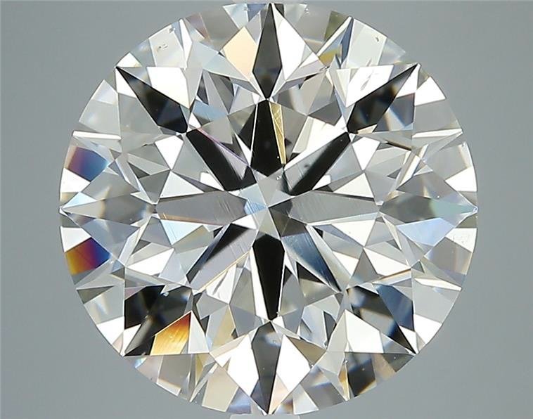 5.76ct H SI1 Excellent Cut Round Diamond