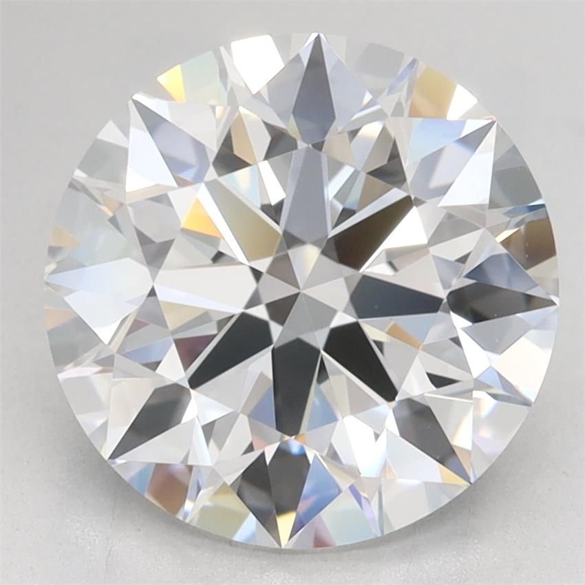 3.10ct D IF Rare Carat Ideal Cut Round Lab Grown Diamond