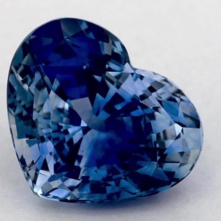 1.97 Carat Blue Heart Sapphire