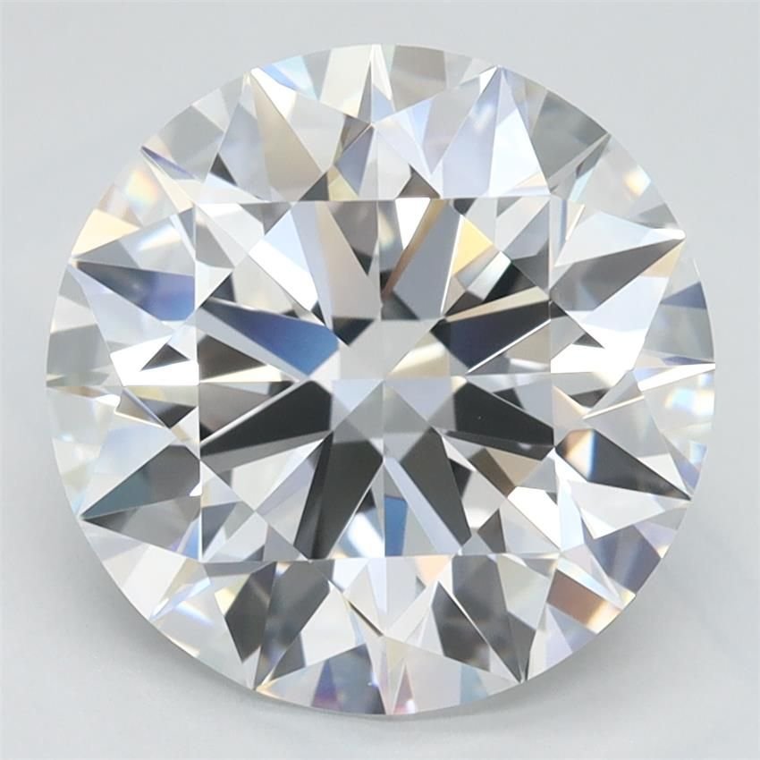 3.38ct D IF Rare Carat Ideal Cut Round Lab Grown Diamond
