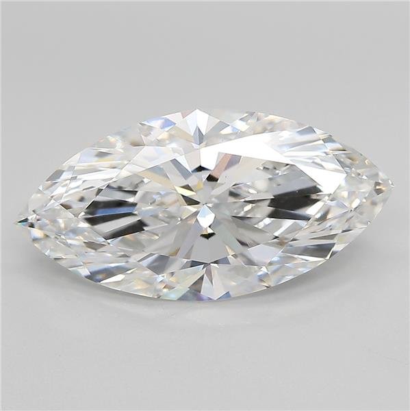 4.06ct E VVS2 Rare Carat Ideal Cut Marquise Lab Grown Diamond