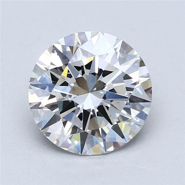 2.61ct E VS2 Rare Carat Ideal Cut Round Lab Grown Diamond