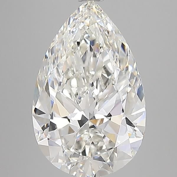 5.00 Carat Pear Lab Diamond