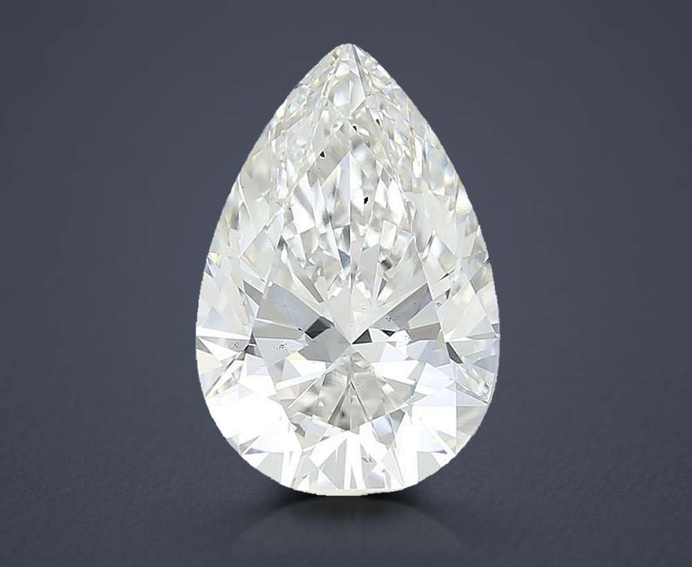 6.70 Carat Pear Lab Diamond