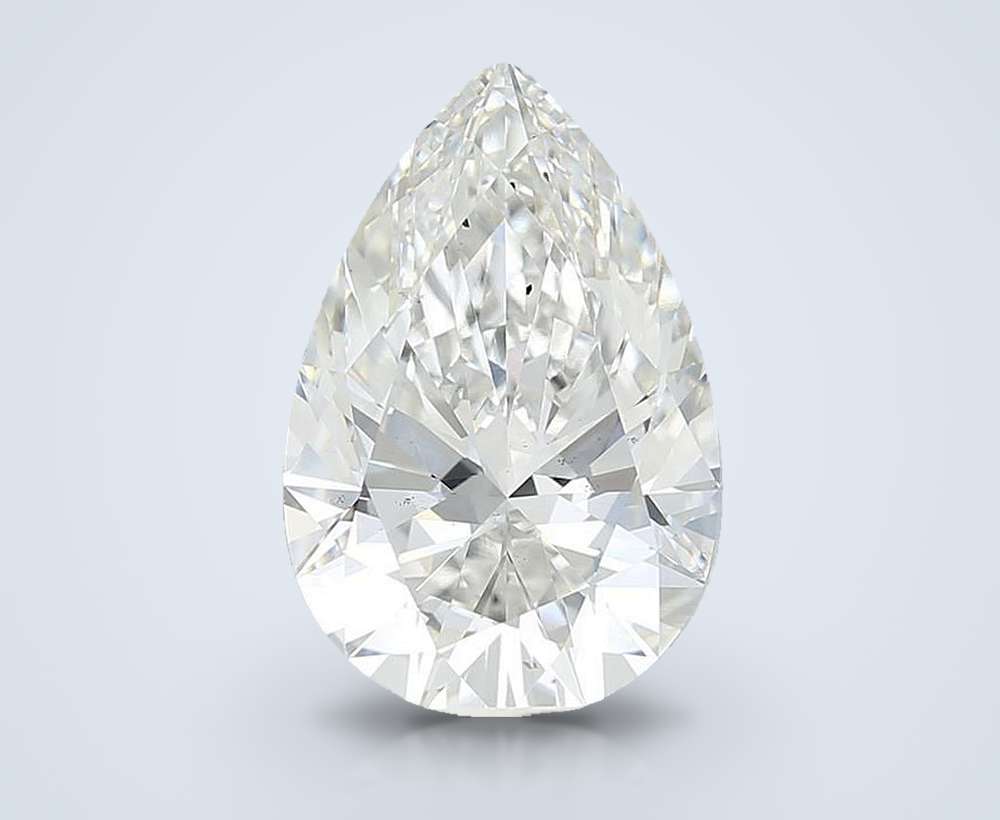 6.70 Carat Pear Lab Diamond
