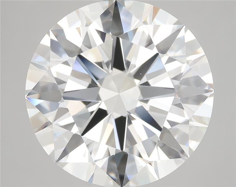 6.05ct H VVS2 Rare Carat Ideal Cut Round Diamond