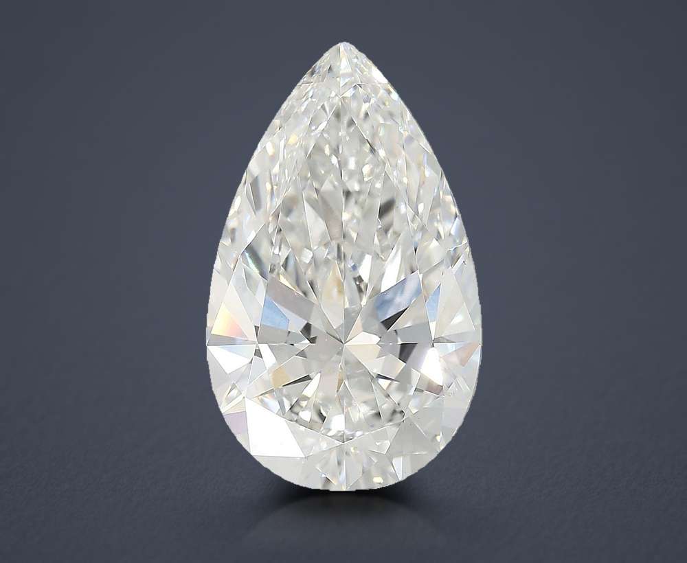 7.07 Carat Pear Lab Diamond
