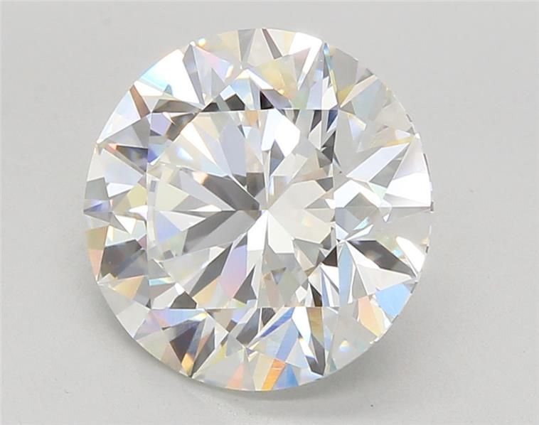 5.01ct F VS1 Rare Carat Ideal Cut Round Lab Grown Diamond