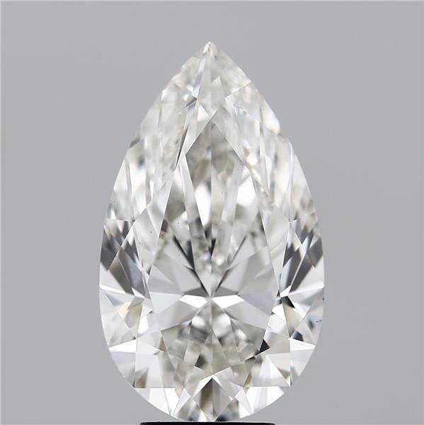 6.26ct H VS1 Rare Carat Ideal Cut Pear Lab Grown Diamond