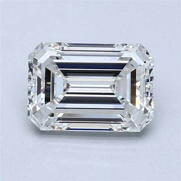 1.51ct H VS1 Rare Carat Ideal Cut Emerald Diamond