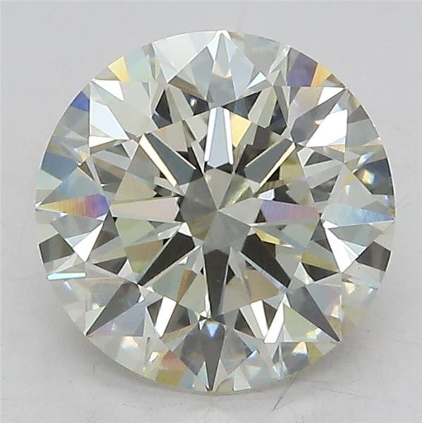 3.21ct J VS1 Rare Carat Ideal Cut Round Lab Grown Diamond