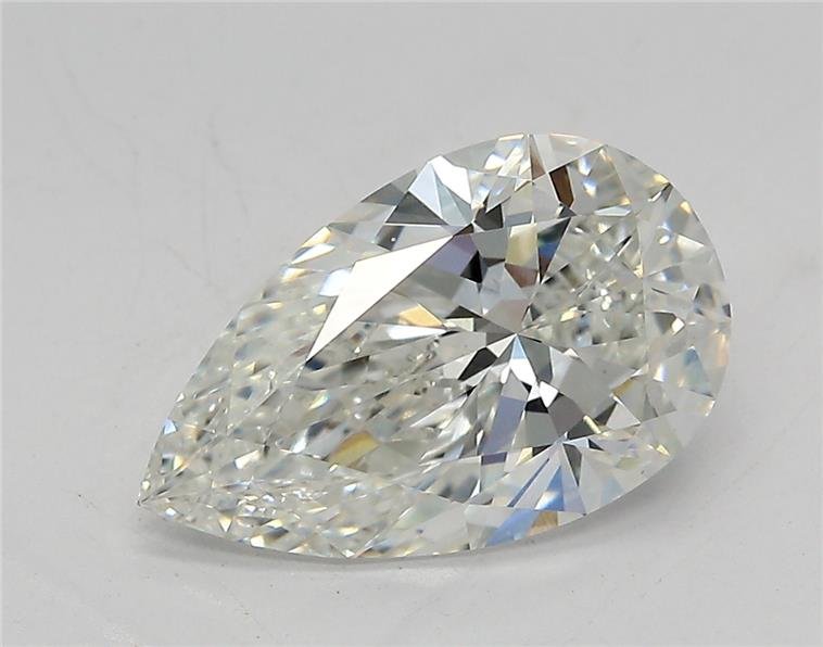 2.51ct F VS1 Rare Carat Ideal Cut Pear Lab Grown Diamond