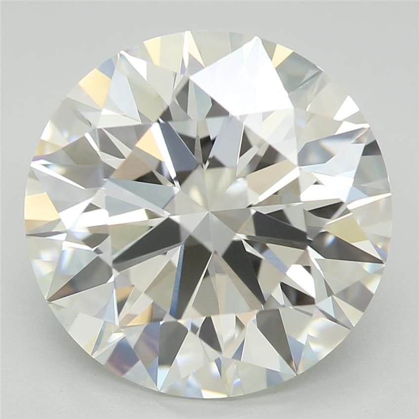4.91ct F VVS2 Rare Carat Ideal Cut Round Lab Grown Diamond