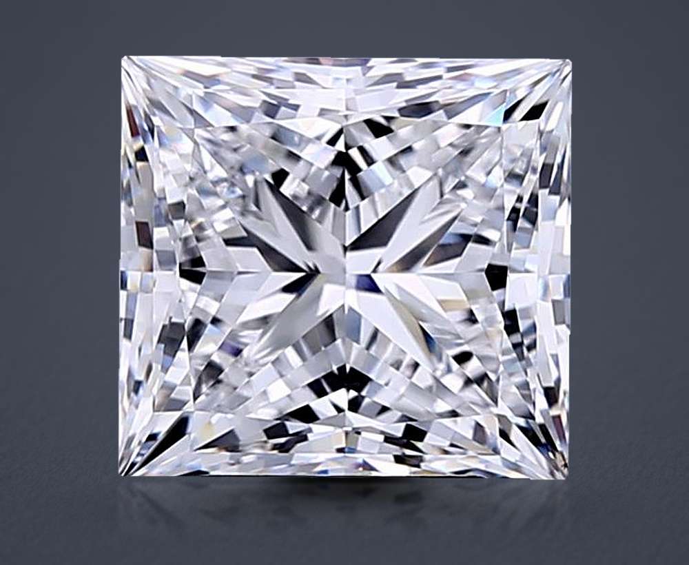 3.84 Carat Princess Lab Diamond