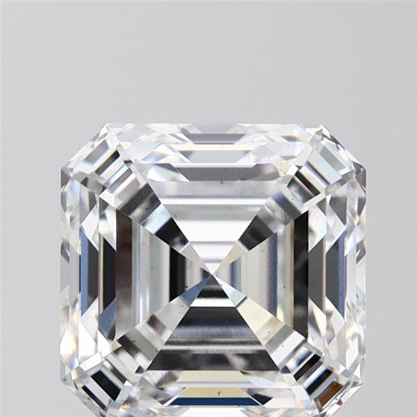 3.01ct D VS2 Rare Carat Ideal Cut Asscher Lab Grown Diamond