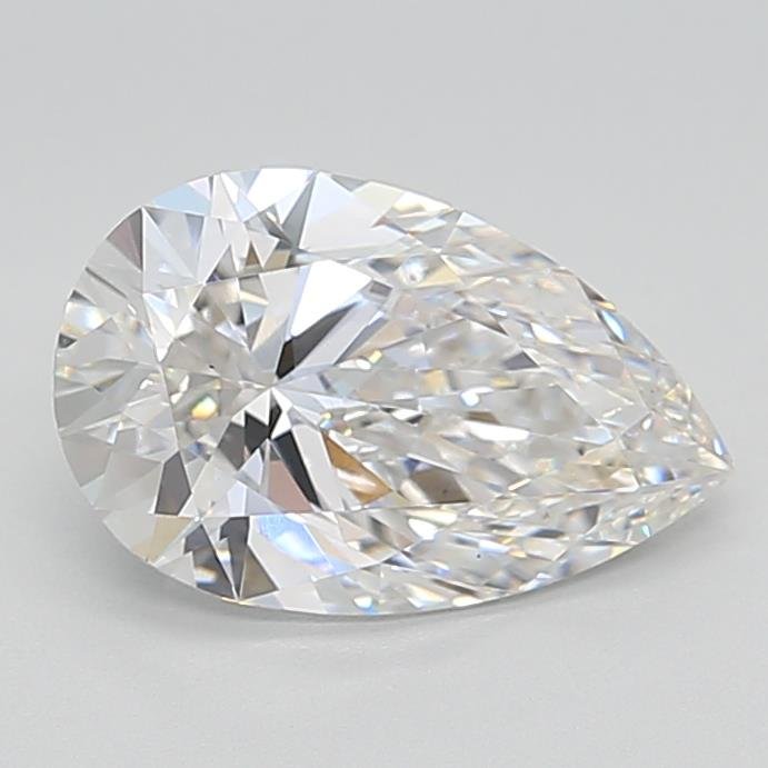 2.41ct F VS1 Rare Carat Ideal Cut Pear Lab Grown Diamond